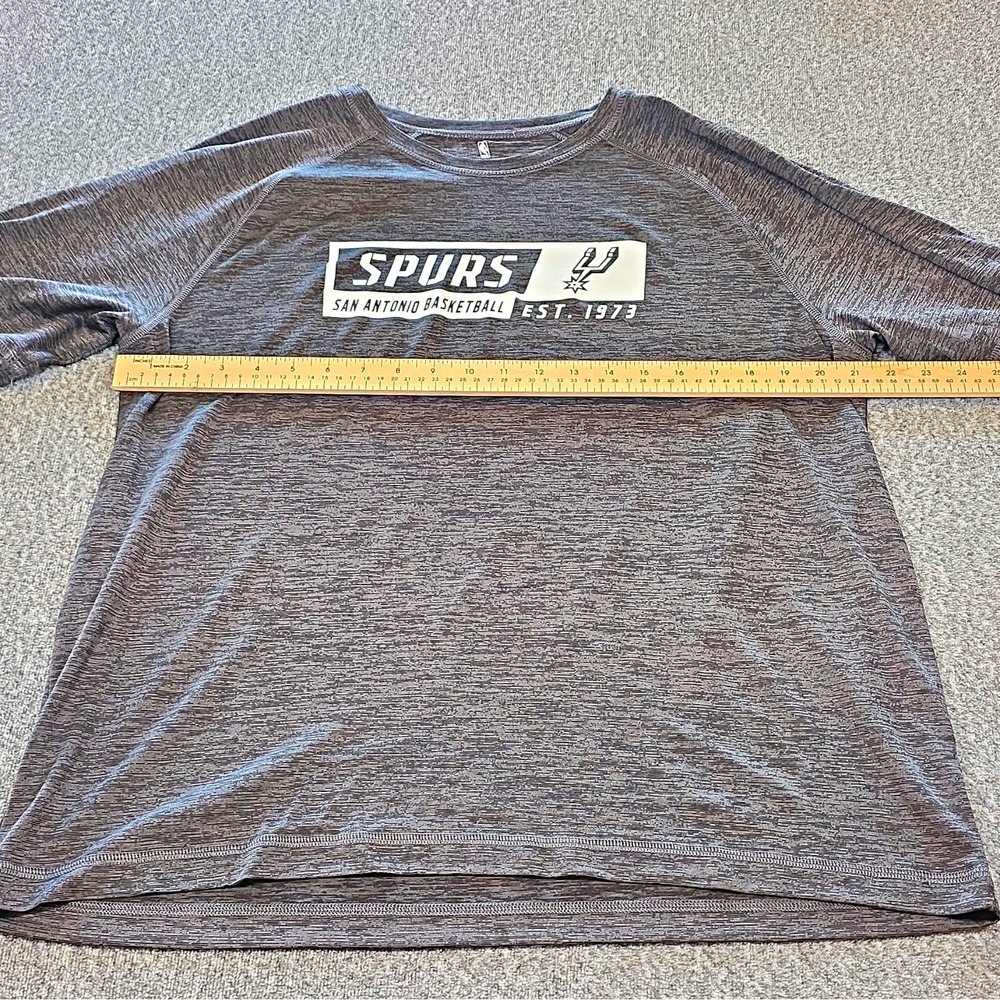 Fanatics San Antonio Spurs NBA Shirt Mens XL Gray Officially Licensed